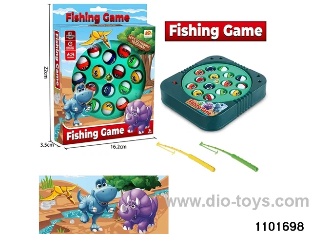 Electric Fishing Toys with music in window box