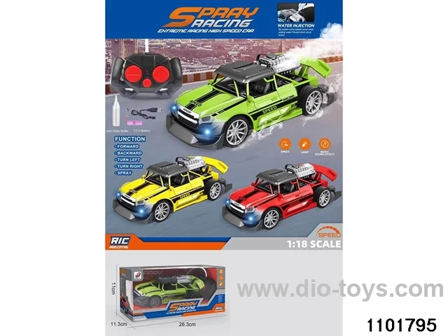 1:18 RC car W L/M（include eletricity） in window box