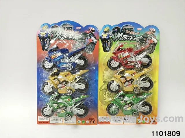 pull back motorbikes in Blister card