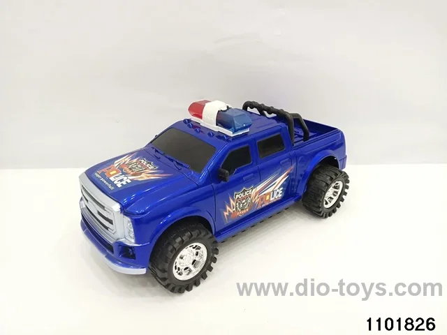 Inertia pickup truck police car in opp bag