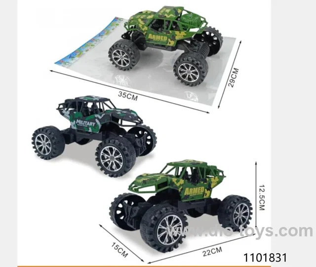 Climbing vehicle in opp bag