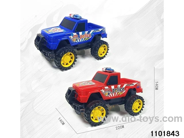 Inertial police vehicle in opp bag