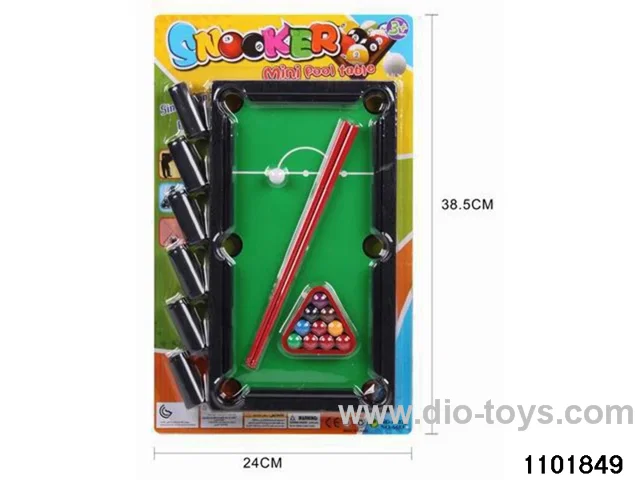 billiard in Blister card