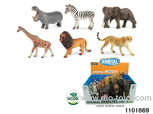 38CM Vinyl Filled Animal in display box