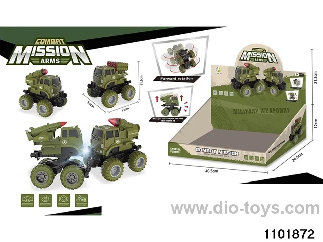 deformity military vehicle in display box