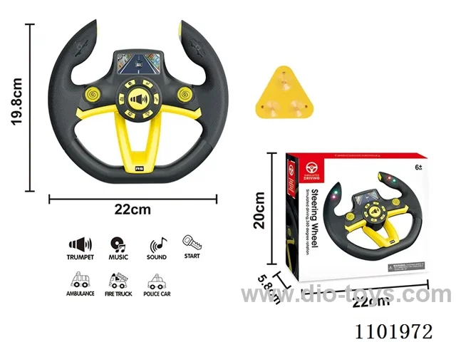 Steering wheel+suction cup W L/M