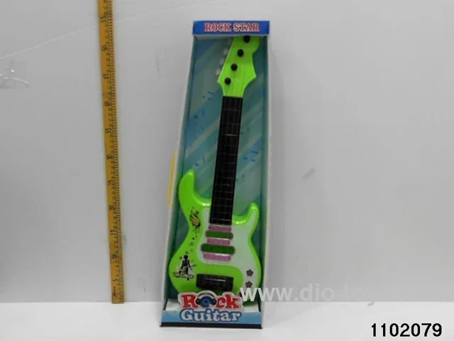 plucked guitar in display box