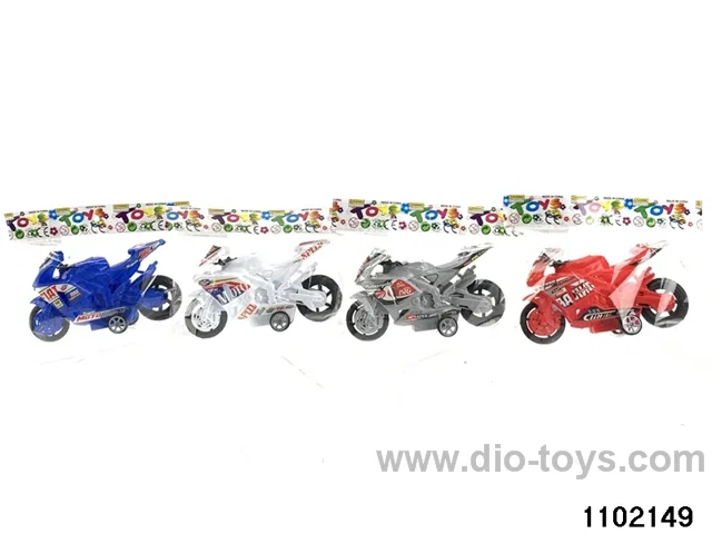 pull back motorbikes in opp bag