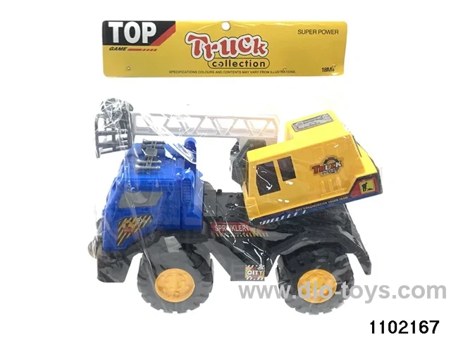 engineering vehicles in PP bag with header