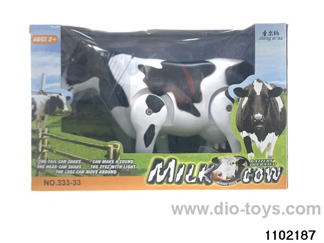 Electric Cow in window box