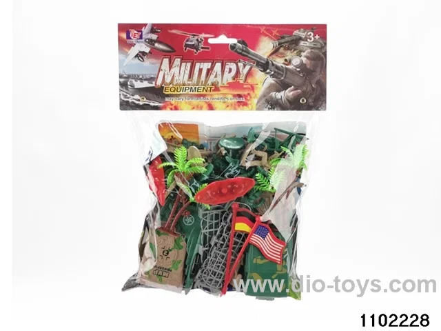 36pcs Military suits in PP bag with header