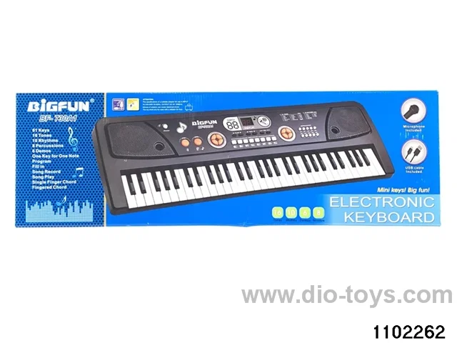 61 Keys Electronic Piano in color box