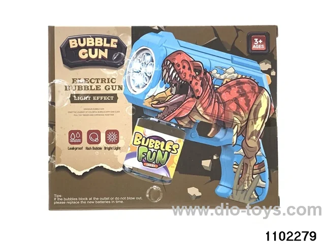 bubble gun in color box