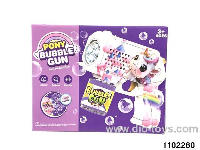 bubble gun in color box