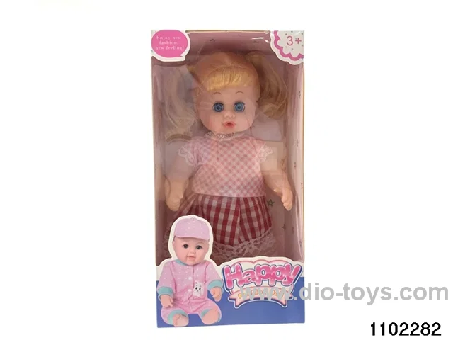 12 inch six voices musical doll in window box