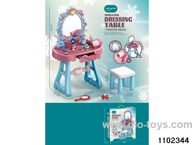 Princess Beauty Table in color box