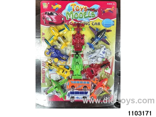 Pull back Toys Set in Blister card