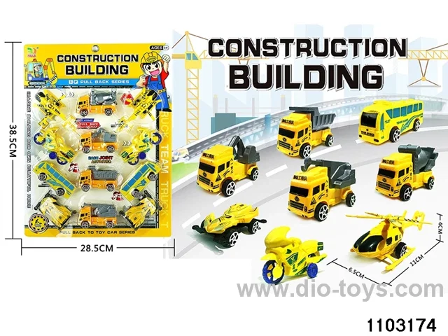 Pull back Toys Set in Blister card