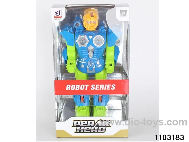 electric robot in window box
