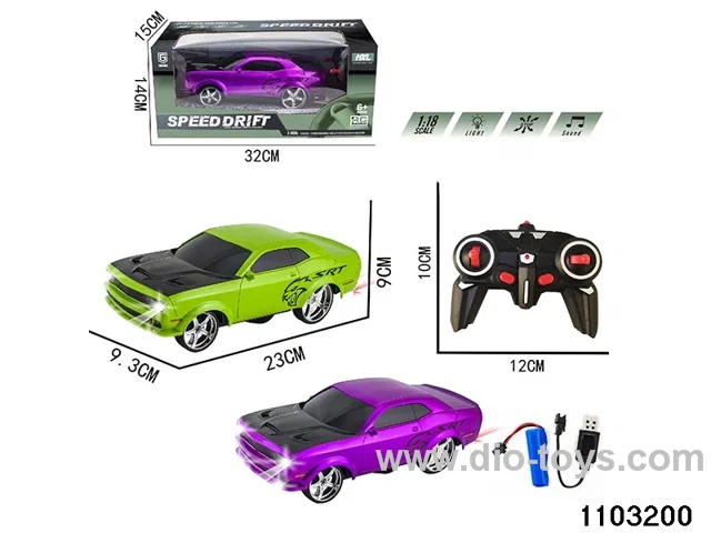 6ch 2.4G RC car in window box