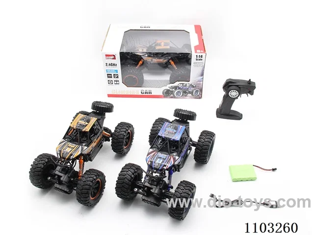1:14 2.4G rc car included battery