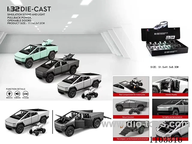 1：32 pull back alloy car W L/M
