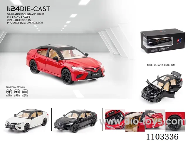 1:24 pull back alloy car W L/M