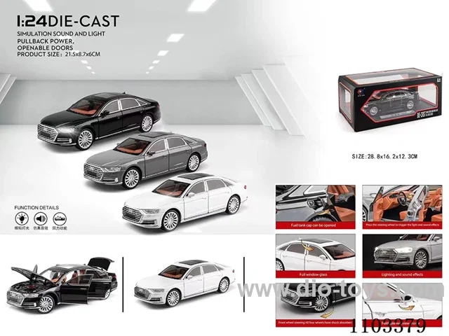 1:24 pull back Audi A8 W L/M