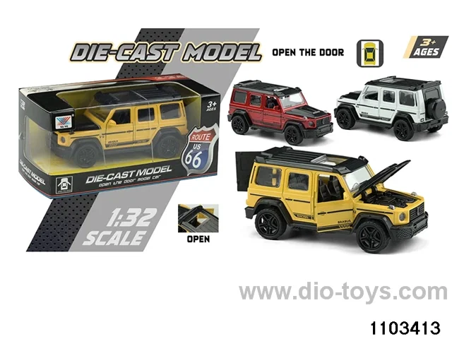 1:32 Alloy pull back Car in color box