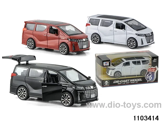 1:32 Alloy pull back Car in color box