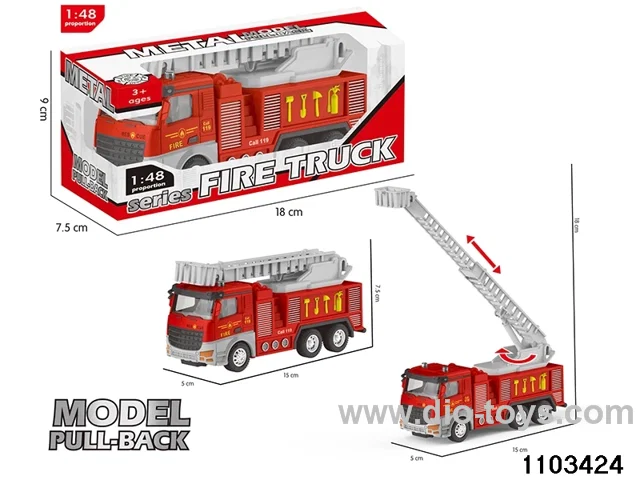 Alloy pull back Car  in color box
