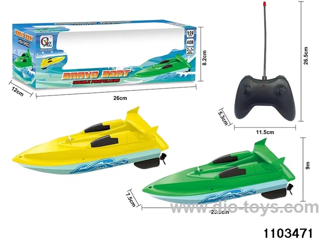 Wireless RC Yacht in window box