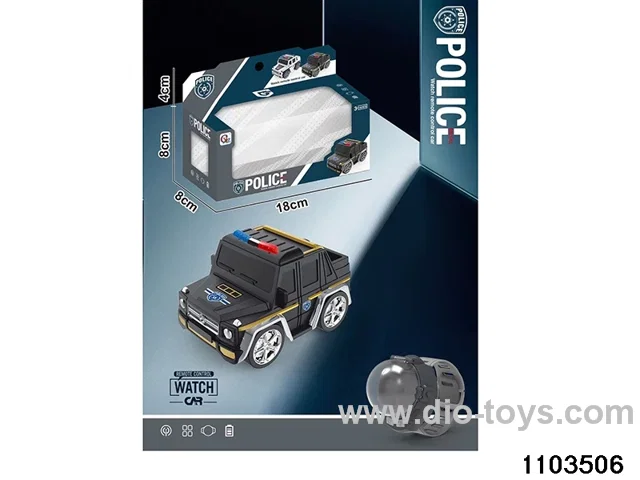 2.4G Alloy Watch RC Car with Lights (Rechargeable) in window box