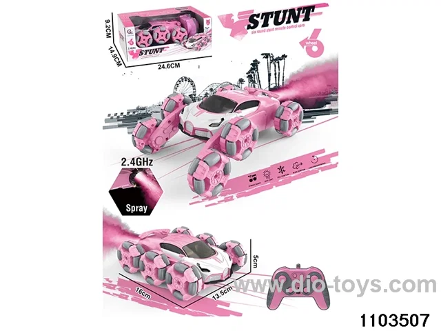 2.4G Stunt RC Car with Lights (Rechargeable) in window box
