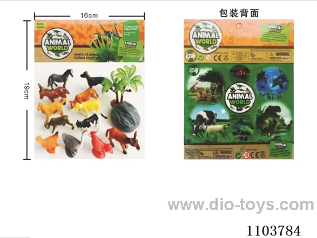 Eco-friendly animal set