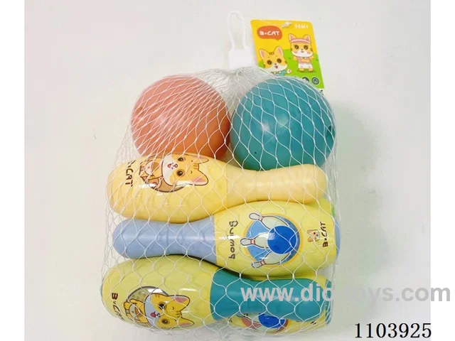Bowling Set (6 bowling balls +2 round balls)