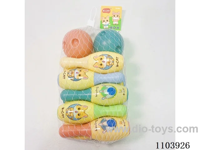 Bowling Set (10 bowling balls +2 round balls)