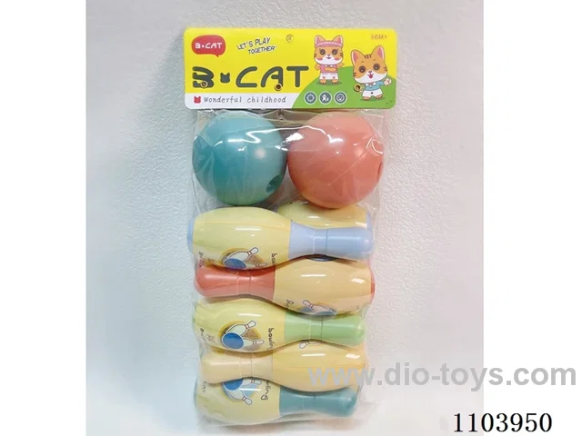 Bowling Set (10 bowling balls +2 round balls)