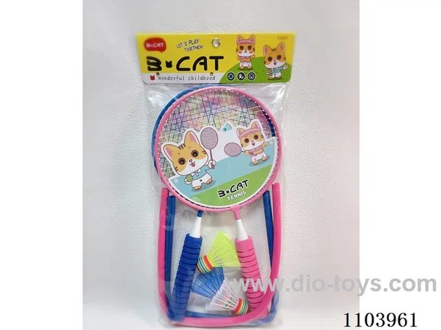 Badminton racket with anti-collision edge