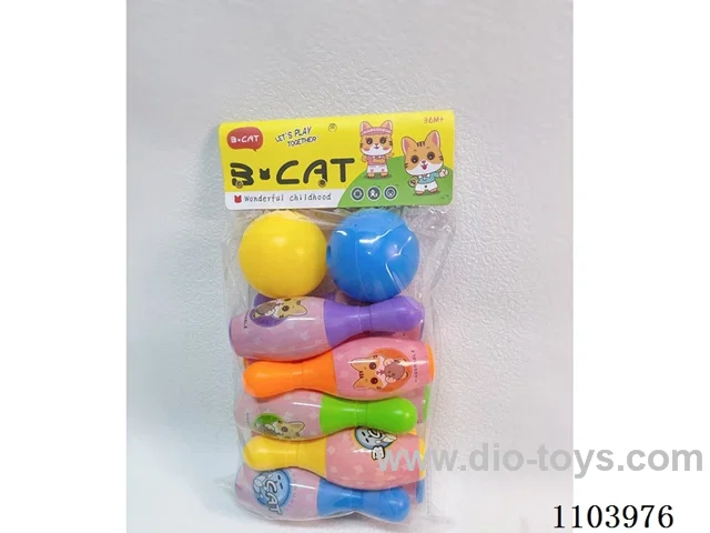 Bowling Set (10 bowling balls +2 round balls)