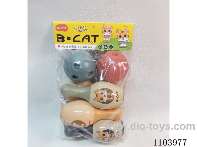 Bowling Set (6 bowling balls +2 round balls)