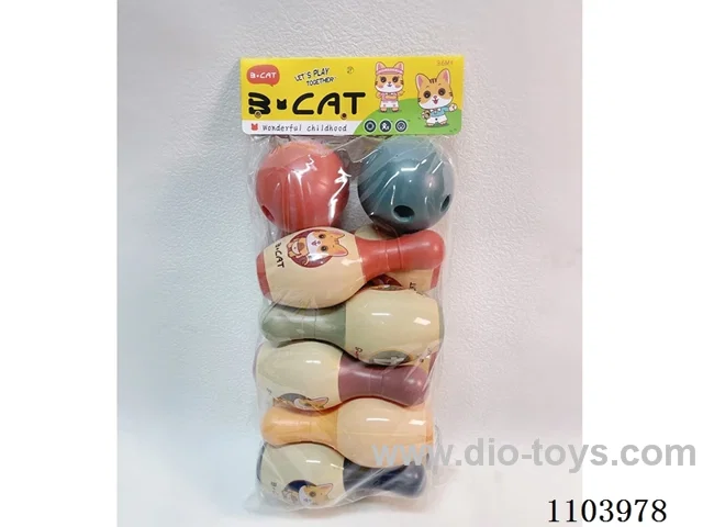 Bowling Set (10 bowling balls +2 round balls)
