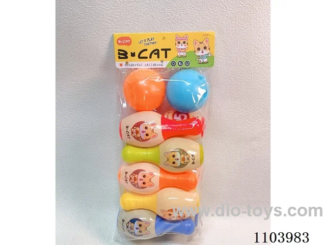 Bowling Set (10 bowling balls +2 round balls)