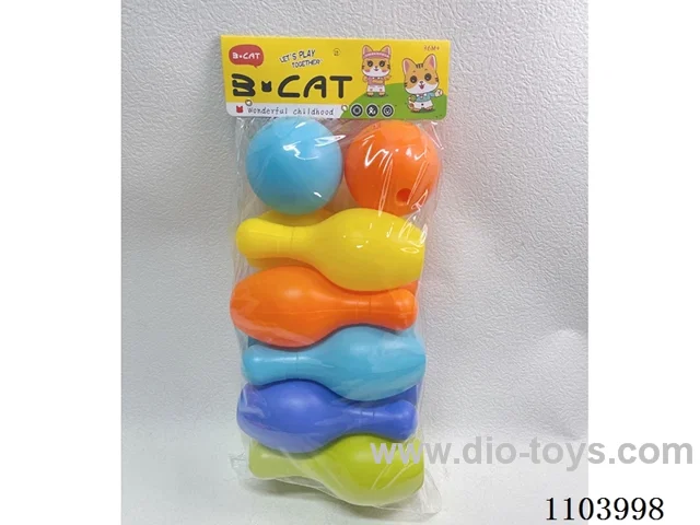 Bowling Set (10 bowling balls +2 round balls)