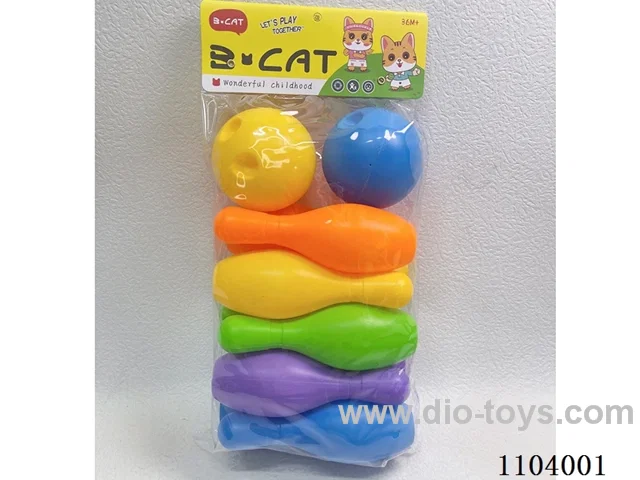 Bowling Set (10 bowling balls +2 round balls)