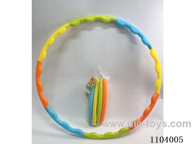 Assemble hula hoop 8 sections