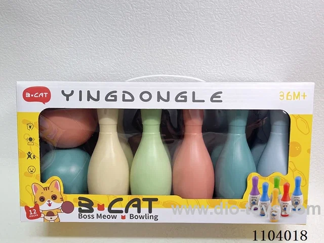 Bowling Set (10 bowling balls +2 round balls)