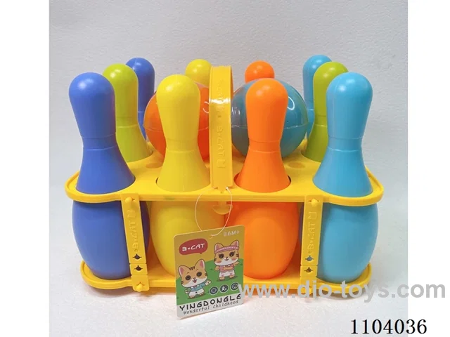 Portable bowling set