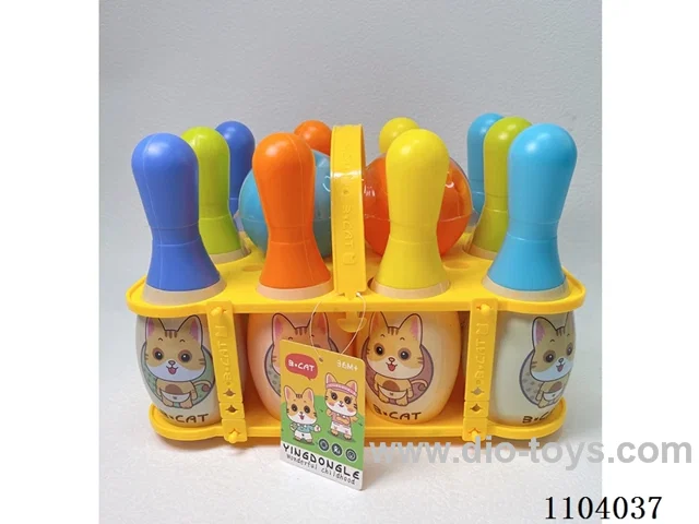 Portable bowling set