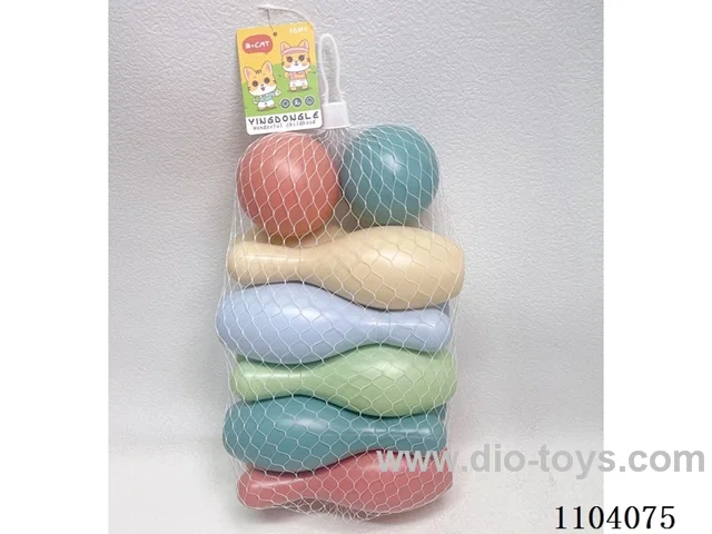 Large Bowling Set (10 bowling balls +2 round balls)